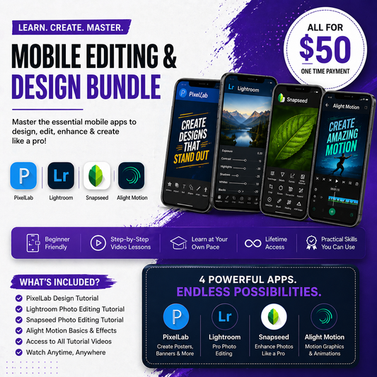 Mobile Editing & Design Bundle