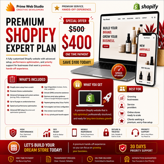 Website Design – Premium Plan