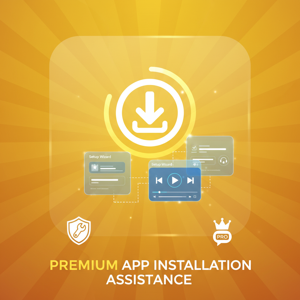 Media App Installation Assistance – Premium